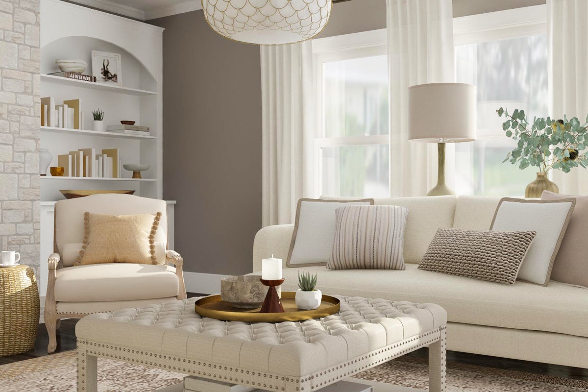 5 ý tưởng cho phòng khách màu trắng trang nhã, ấm áp